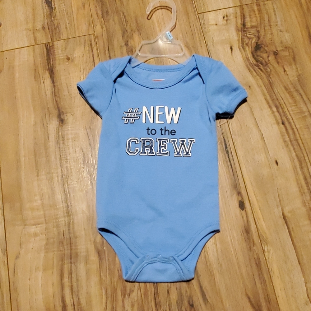 # New to the CREW onepiece bodysuit 3/6 months